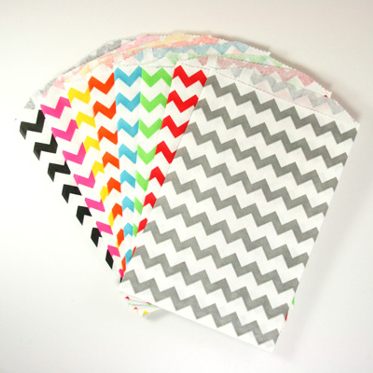 Chevron Bitty Bags - 5" x 7.5"