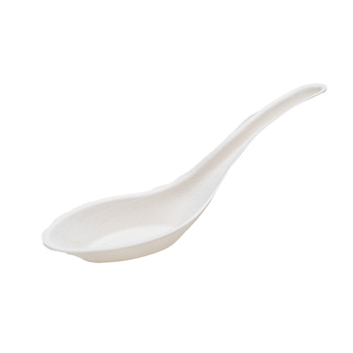 Sugarcane Fibre Asian Style Soup Spoon