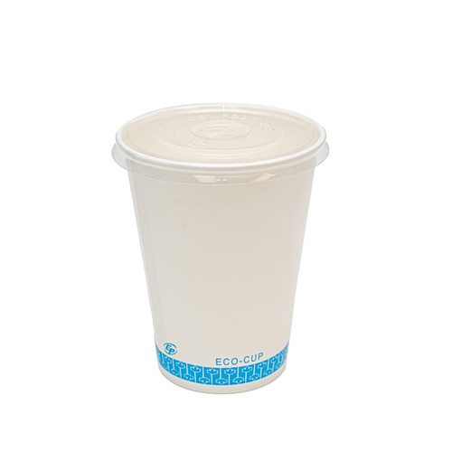Compostable Flat Lids for 12,16,22oz Paper Cold Cups