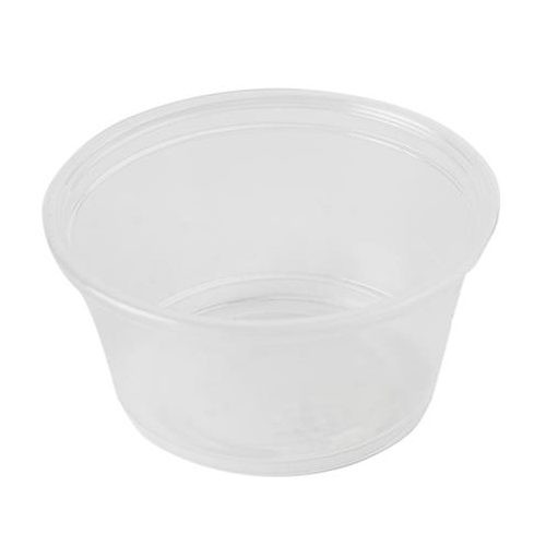 Choice 4 oz. Clear RPET Hinged Deli Container - 400/Case