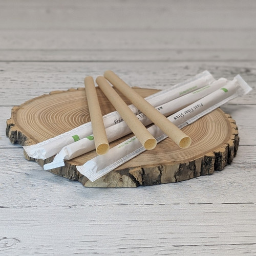Compostable Plant Fiber Smoothie / Milkshake Straws Compostable Plant Fiber Smoothie / Milkshake Straws