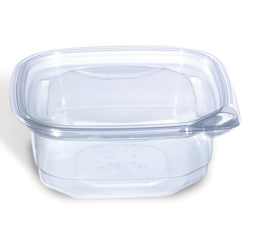 Square Transparent Deli Containers without Lid(RPET) - 8oz