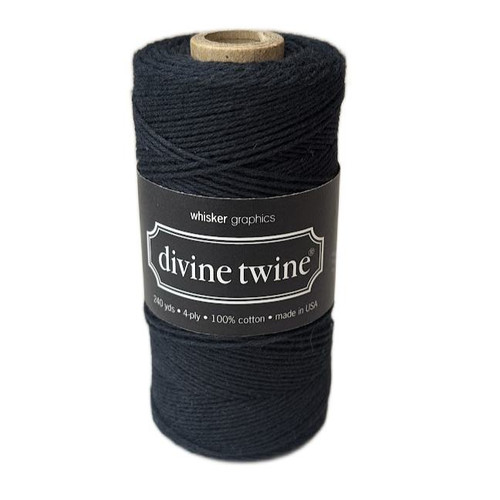 Black Solid Divine Twine