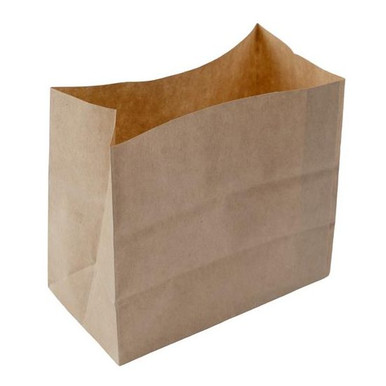 Brown Kraft Poly Lined Paper Snack Bags, Fries, Onion Rings