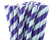 Purple Paper Straws