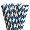 Dark Blue Paper Straws