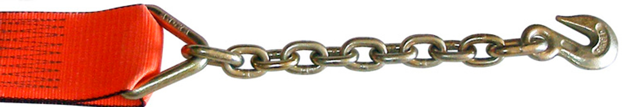 4″ x 33” X-Treme Fixed End Strap w/Chain Anchor and Buckle