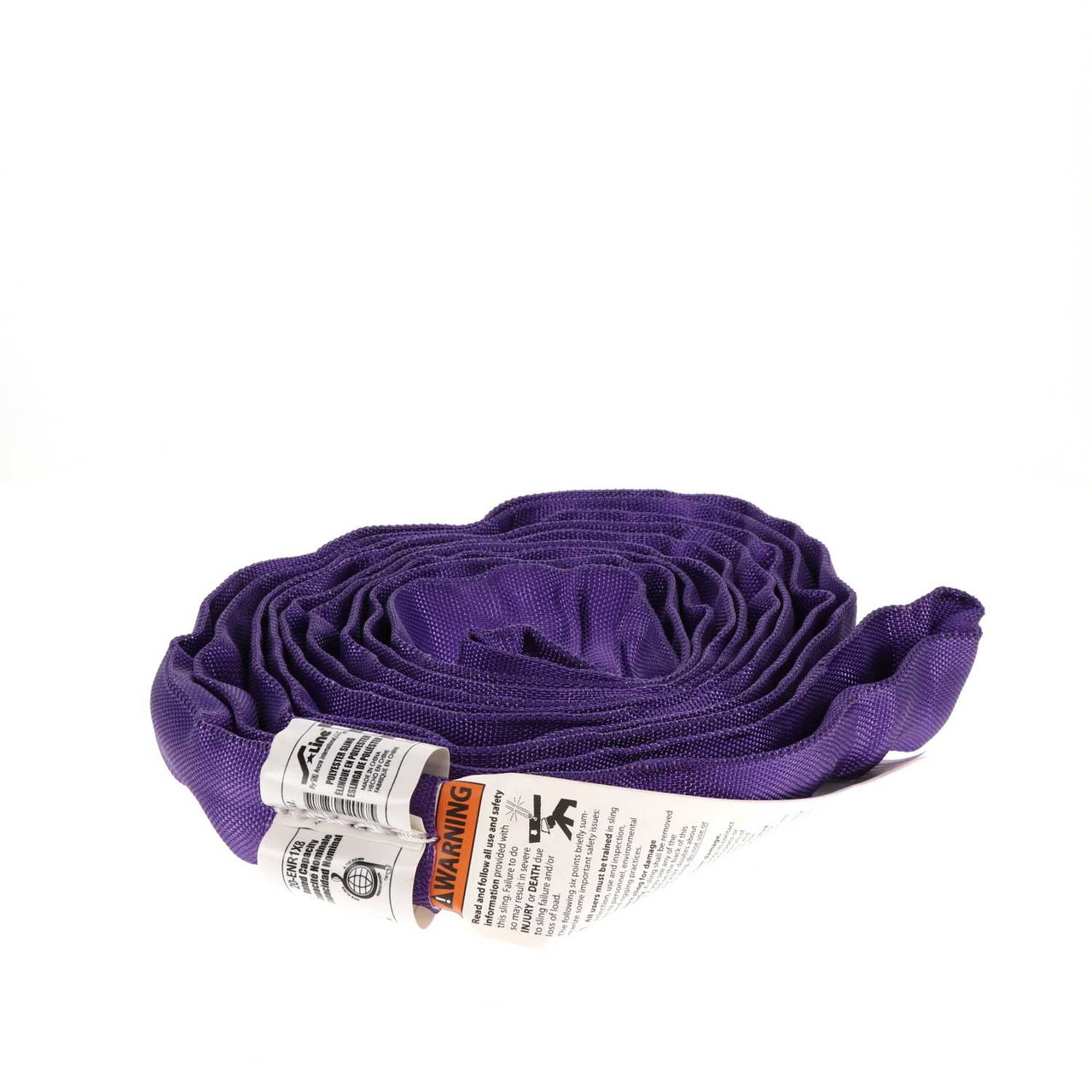  1” x 8’ Purple Endless Round Lifting Sling