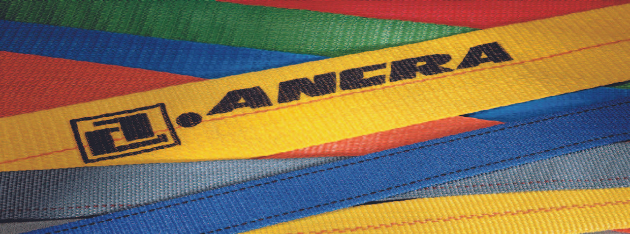 4” Red Treated Polyester Webbing