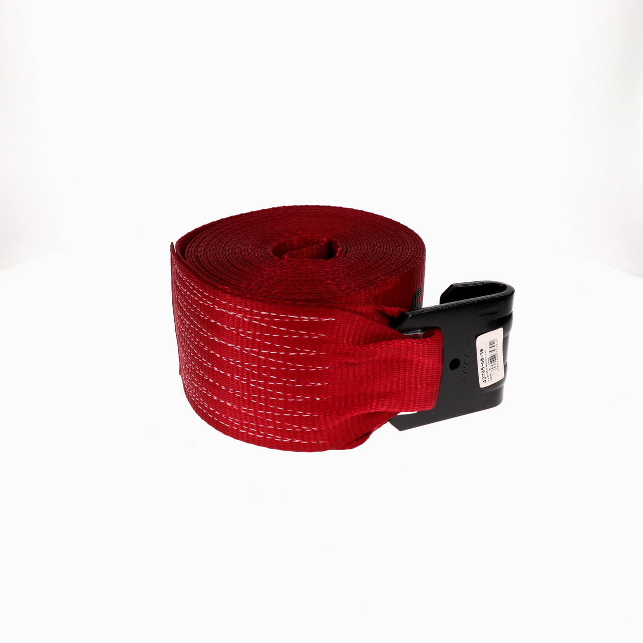 USA Made 4" X 40'/50'/60' Winch Strap With Flat Hook – 5400 Lbs WLL, Flatbed Truck Trailer