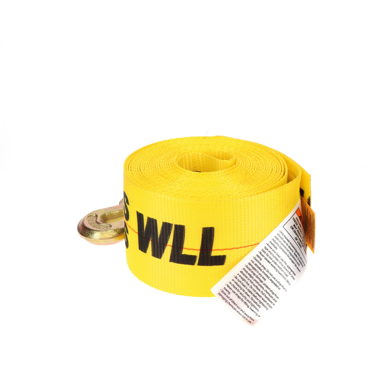 4” x 30’ Winch Strap w/Grab Hook