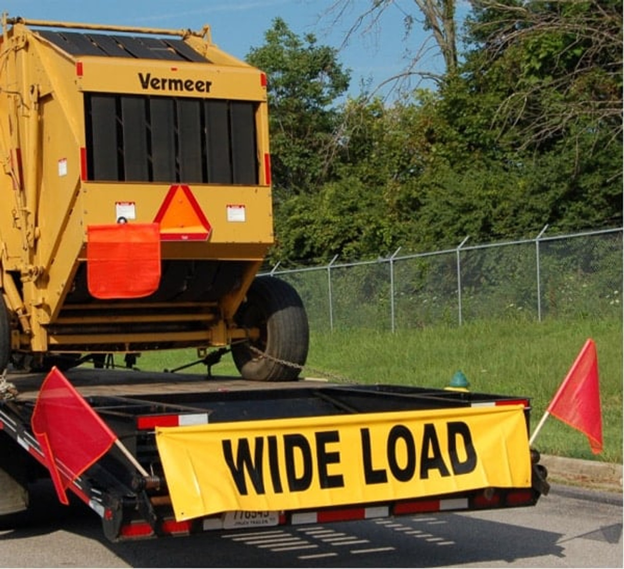 18″ x 84″ Wide/Oversize Load Banner w/Bungee Cords