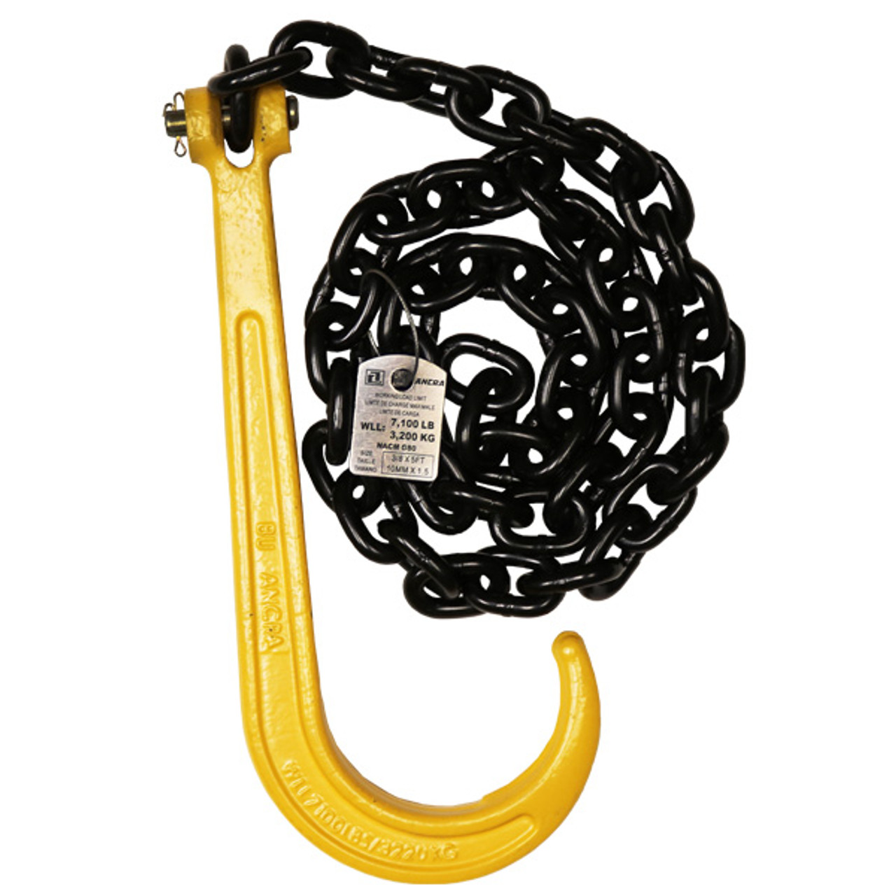  Manufacturer Express J Hook Chain 3/8''X3' Grade 80