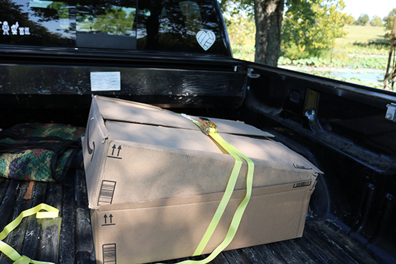 1” x 13’ Yellow Endless Ratchet Tie-Down, Bulk Bin