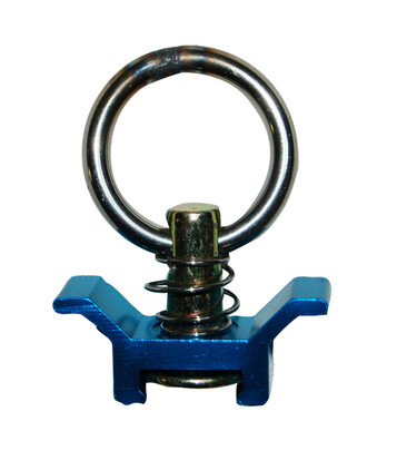 Single Stud Track Fitting - Zinc Plated Keeper