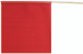18″ x 18″ Red Cotton Dowel Flag 18″ x 18″ Red Cotton Dowel Flag