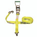 2″ x 15’ Ratchet Strap w/J-Hooks & Long/Wide Handle