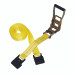 2″ x 15’ Ratchet Strap w/Flat Hooks & Long/Wide Handle