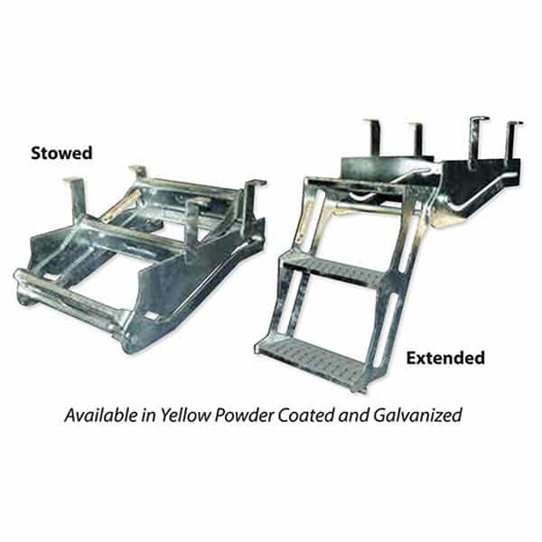 TRAILER ACCESS STEPS FOR IMPROVED SAFETY