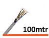 CAT5E UTP Solid 100m Grey Network Cable 24AWG Copper