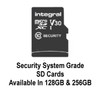 Security CCTV Class 128GB microSDXC Memory Card + SD Adapter Integral