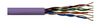 CAT5E UTP LSZH Solid 305m Purple Network Cable 24AWG Copper Low Smoke