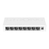 Strong 8-Port Gigabit Desktop Switch UK Lightweight Plastic Body