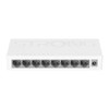 Strong 8-Port Gigabit Desktop Switch UK Lightweight Plastic Body