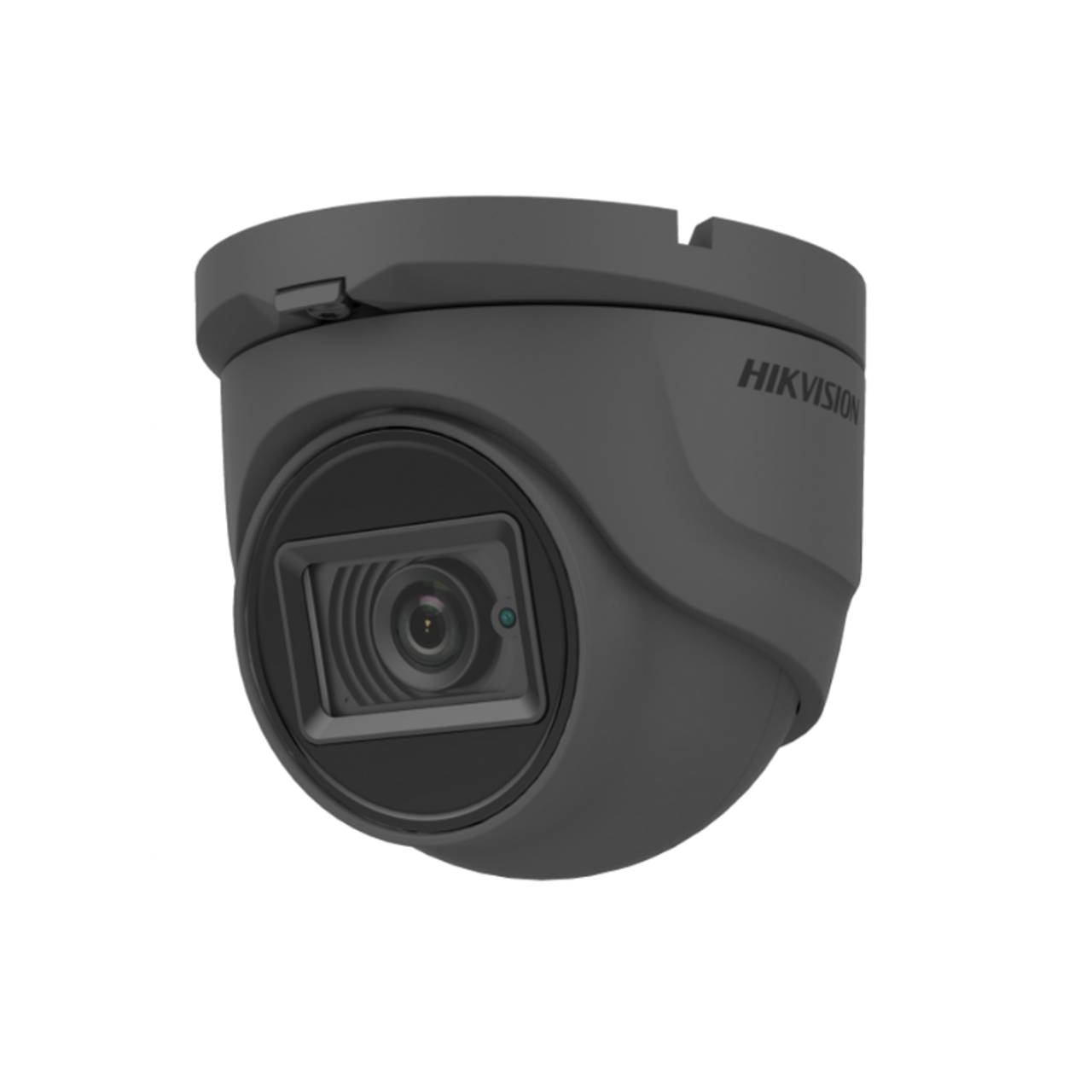 Hikvision DS-2CE76H0T-ITMFS Grey 2.8mm Lens Turbo HD TVI 5MP fixed lens turret camera with audio