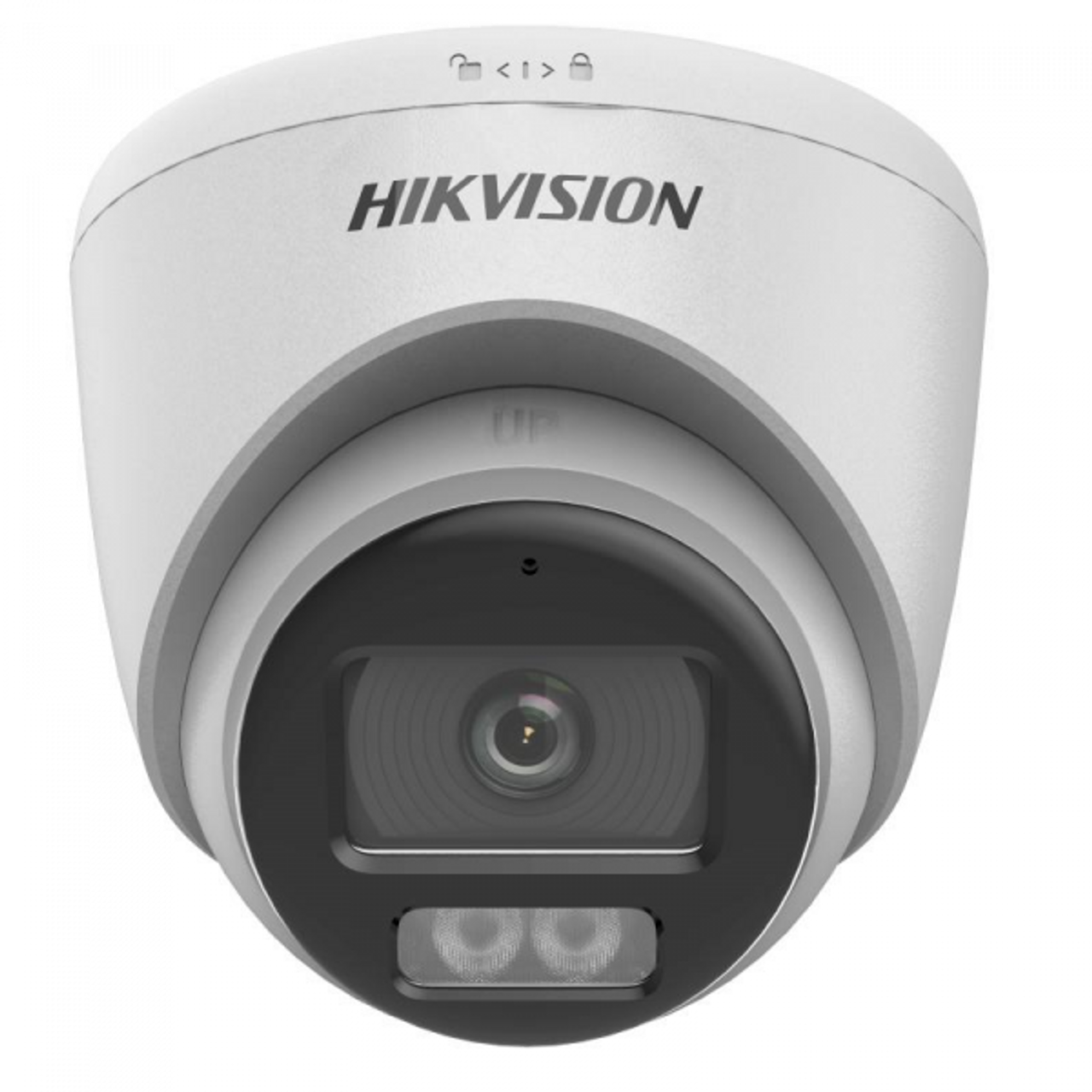 Hikvision DS-2CE72KF0T-LFS (2.8mm) fixed lens Hybrid 3K ColorVu Turret Camera With Audio