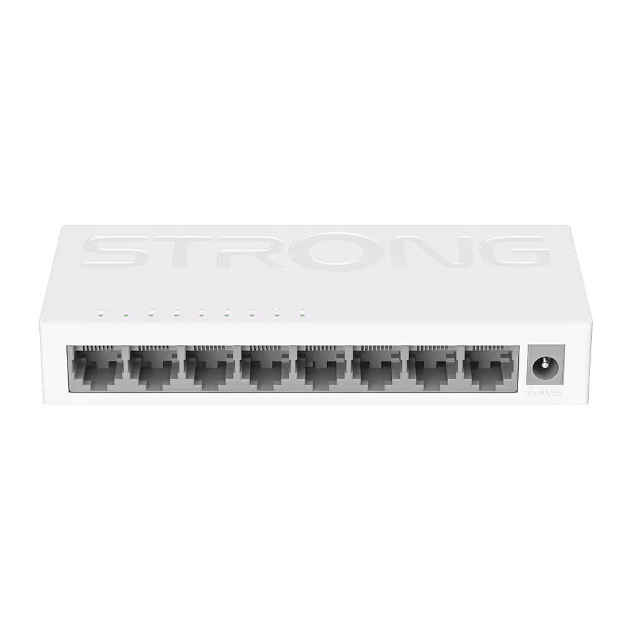 Strong 8-Port Gigabit Desktop Switch UK Lightweight Plastic Body