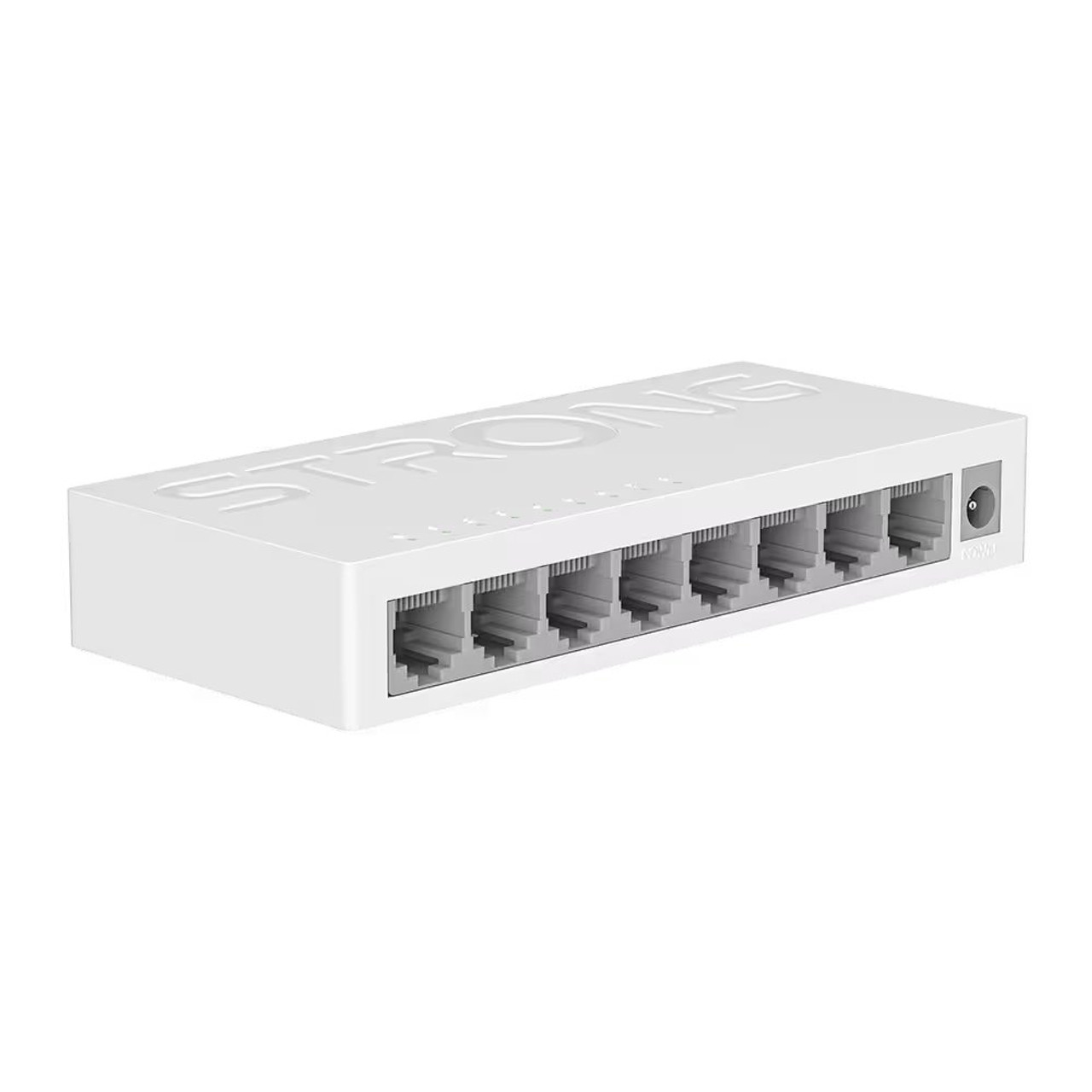 Strong 8-Port Gigabit Desktop Switch UK Lightweight Plastic Body