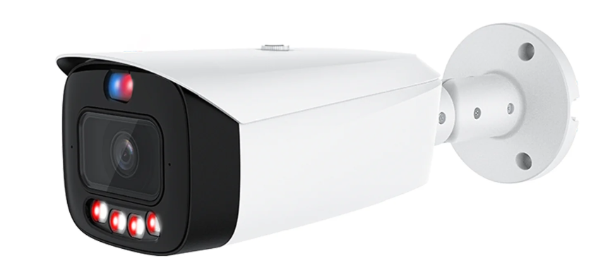 Klear 8MP IP AIO Bullet, 50m Hybrid (Colour+IR), SMD, 2-Way Audio, Speaker, Siren, Strobe, AcuPick