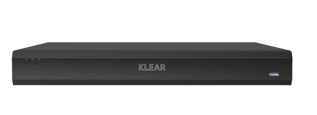 Klear 16-Channel NVR up to 8MP, 16-PoE, 2-SATA K-16 NVR