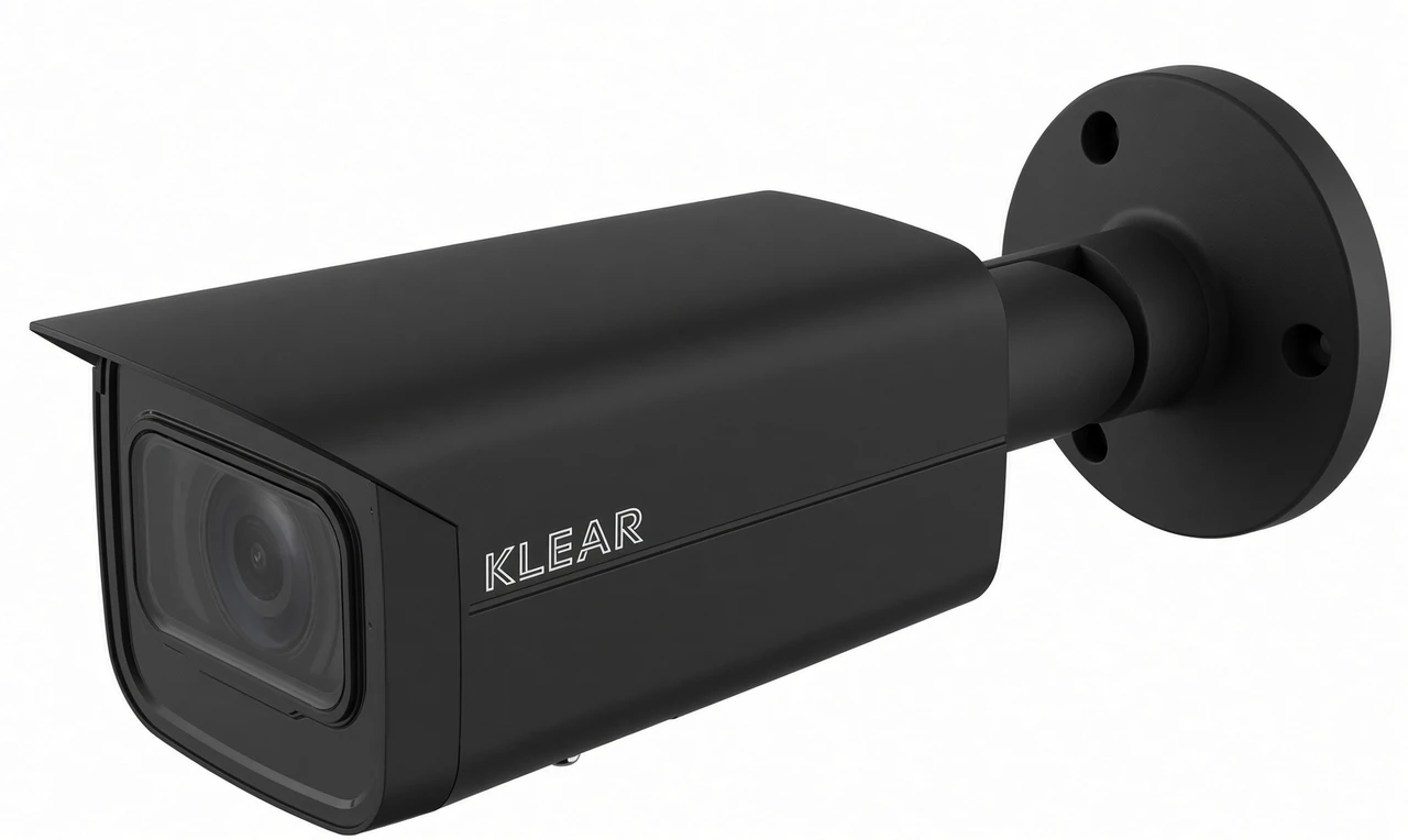 Klear 8MP IP Bullet Black, 60m Hybrid (Colour+InfraRed), SMD, 2.7mm-13.5mm Vari-Focal Lens
