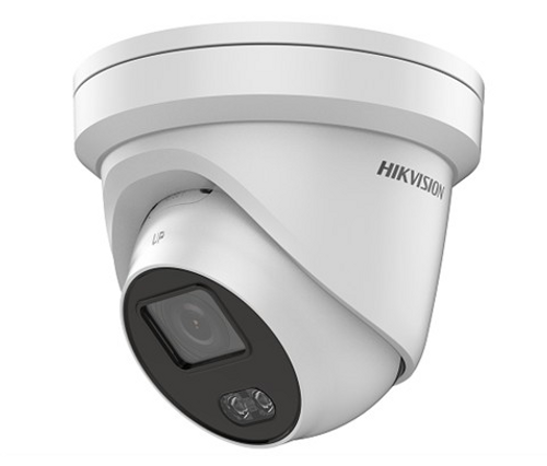 Hikvision ColorVu DS-2CD2347G2-LU-2.8mm 4MP  Hikvision AcuSense 4MP fixed lens Colour Turret Camera with audio