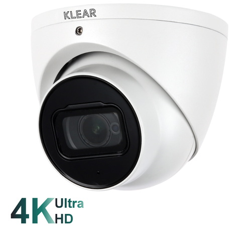 8mp Ultra HD Eyeball Turret Dome Camera Motorised VariFocal 3.7mm-11mm Lens K-806 E MOT A ST