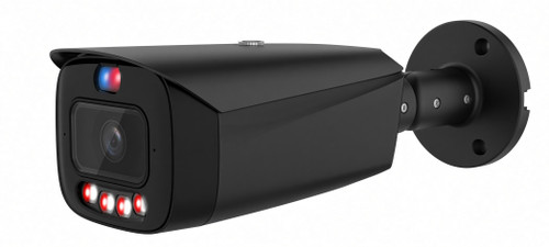 Klear 8MP IP AIO Black Bullet, 50m Hybrid (Colour+IR), SMD, 2-Way Audio, Speaker, Siren, Strobe, AcuPick