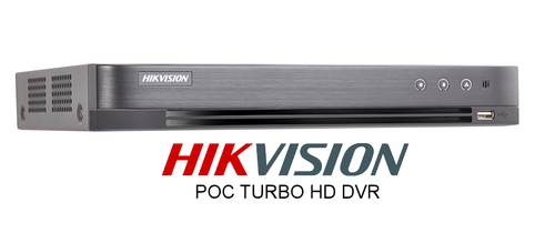 Hikvision DS-7208HUHI-K2-P Turbo-4 8ch POC Power Over Coaxial DVR HD-TVI HDMI VGA Network USB Mouse