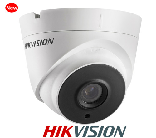 HIKVision DS-2CE56H0T-IT3E-2.8mm Turbo HD TVI 5MP 2.8mm Lens EXIR Dome CCTV Camera IP67 Weatherproof 12 Volt & POC