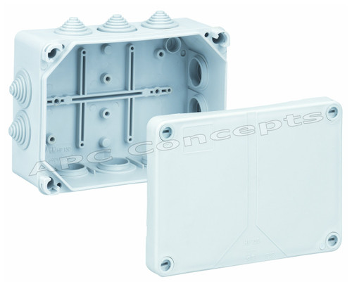 IP55 RATED JUNCTION BOX 150 SERIES 164mmx119mmx77mm