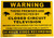 A4 CCTV Warning Sign Aluminium Composite Long Life Material Vivid Colour