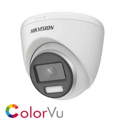 Hikvision DS-2CE72UF3T-E(2.8mm) White POC 2.8mm fixed lens 8MP ColorVu Turret Camera White