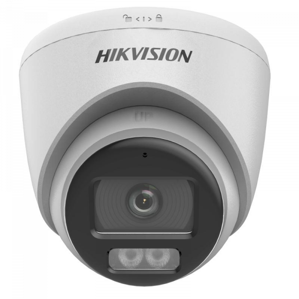 Hikvision DS-2CE72KF0T-LFS (2.8mm) fixed lens Hybrid 3K ColorVu Turret Camera With Audio