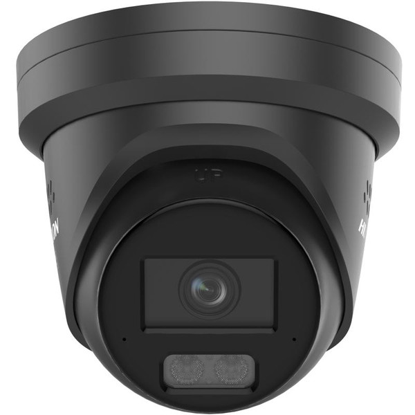 DS-2CD2387G3-LIS2UY/SL Black 2.8mm Lens AcuSense 8MP IP ColorVu Turret Dome With Audible Warning and Strobe Light