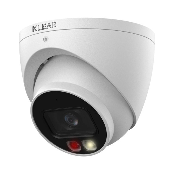 Klear 4MP IP Eyeball, White, 2.8mm Lens 40m Hybrid Colour & IR, SMD, Audio