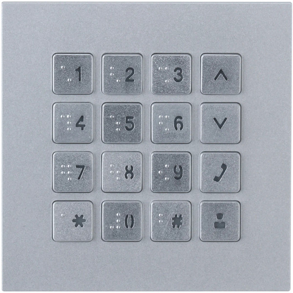 Klear Intercom Keypad Module, Aluminium