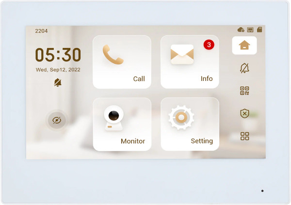 Klear IP PoE Intercom 7" Touch Screen with WiFi 
