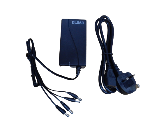 AC/DC 12V DC 5A Desktop Power Supply With 4 fly leads Standard 2.1mm x 5.5mm