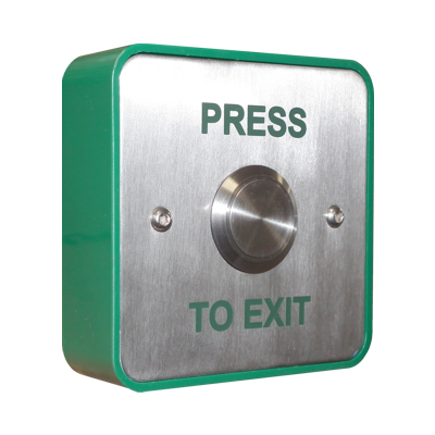 EBSS02/PTE Standard stainless steel with stainless steel push to exit button